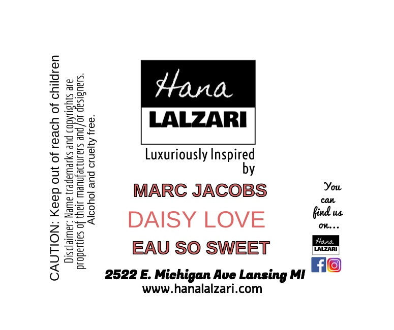 DAISY LOVE - Label Design