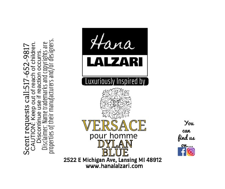 DYLAN-BLUE - Label Design