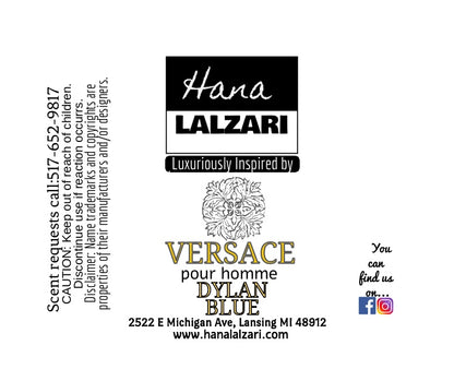 DYLAN-BLUE - Label Design