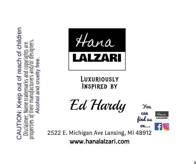 ED HARDY FOR MEN - Label Design