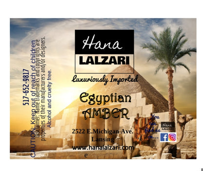 EGYPTIAN AMBER - Label Design