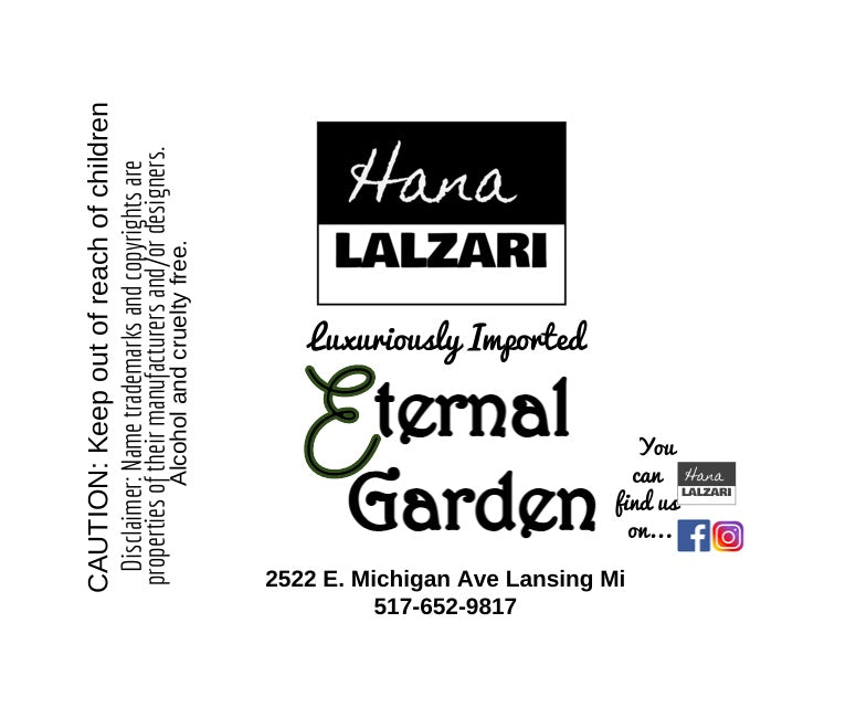 ETERNAL GARDEN - Label Design