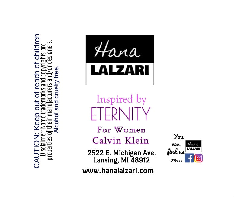 ETERNITY FOR WOMEN - Label Design