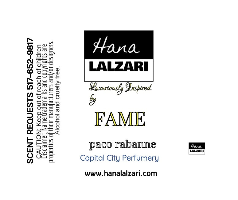 FAME FOR MEN - Label Design