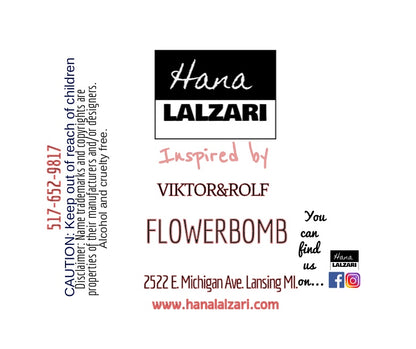 FLOWERBOMB - Label Design
