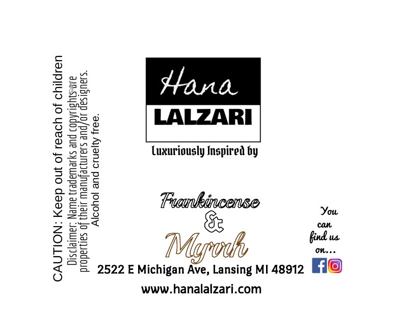 FRANKINCENSE AND MYYRH - Label Design