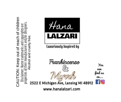 FRANKINCENSE AND MYYRH - Label Design