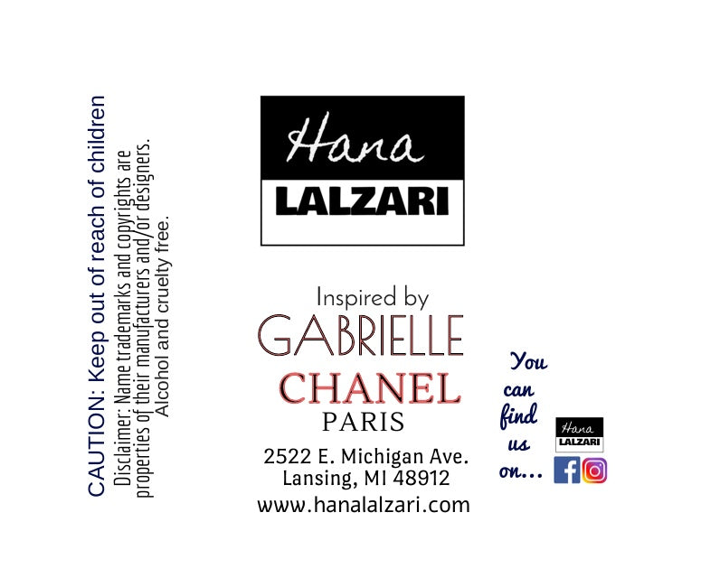 GABRIELLE CHANEL - Label Design