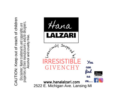 GIVENCHY IRRESISTIBLE WOMEN - Label Design