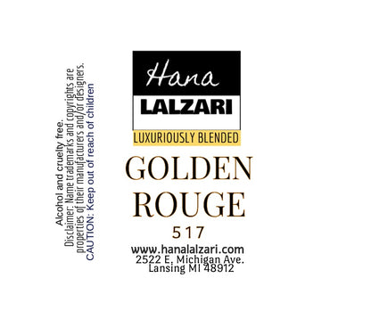 GOLDEN ROUGE - Label Design