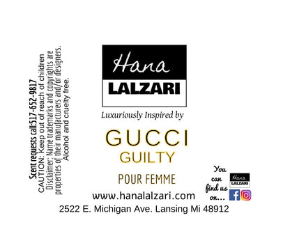 GUCCI GUILTY WOMEN - Label Design