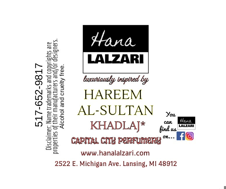 HAREEM AL SULTAN GOLD - Label Design