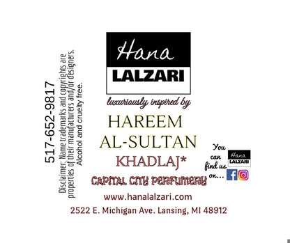 HAREEM AL SULTAN GOLD - Label Design