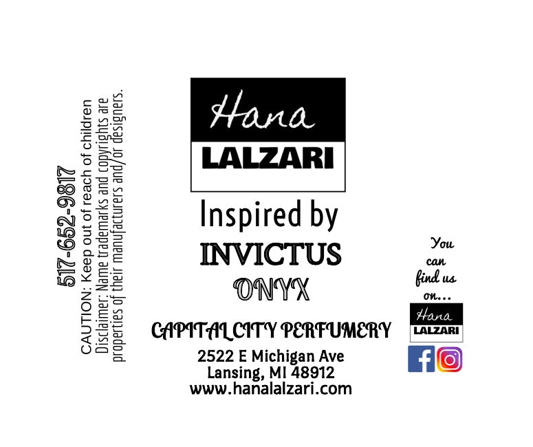 INVICTUS ONYX - Label Design