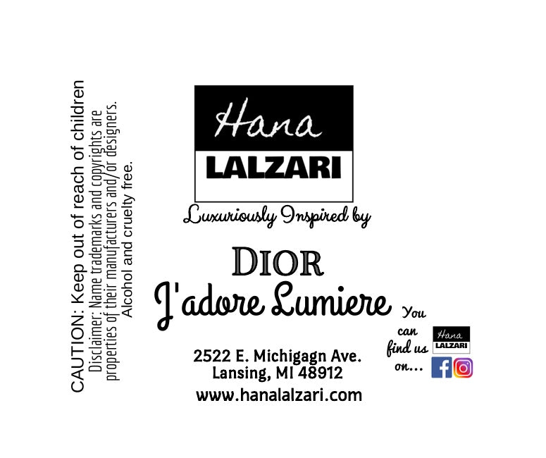 J ADORE LUMIERE - Label Design