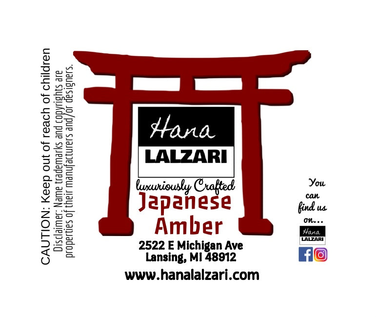 JAPANESE AMBER - Label Design