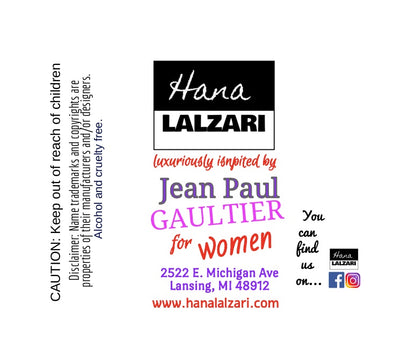 JPG WOMEN - Label Design