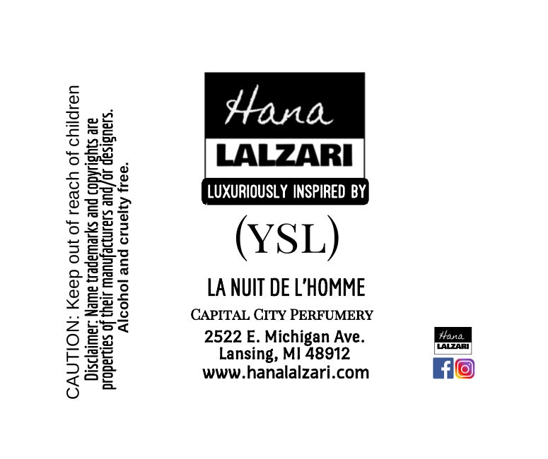 LA NUIT DE L HOMME - Label Design