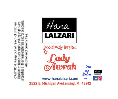 LADY AWRAH - Label Design