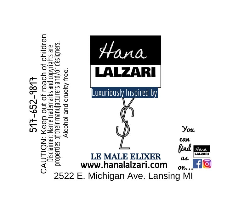 LE MALE ELIXER - Label Design