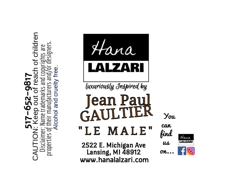 LE MALE - Label Design