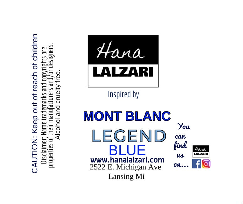 LEGEND BLUE - Label Design