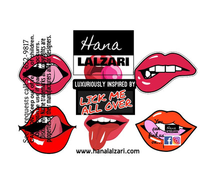 LICK ME ALL OVER - Label Design