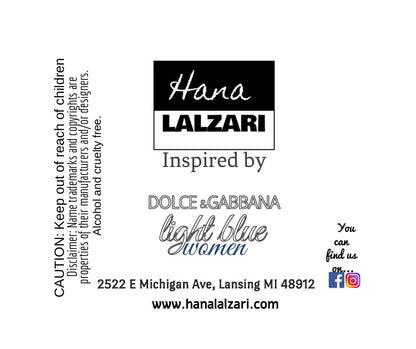 LIGHT BLUE WOMEN - Label Design