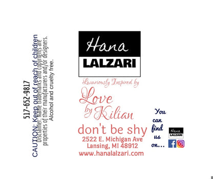 LOVE DONT BE SHY - Label Design