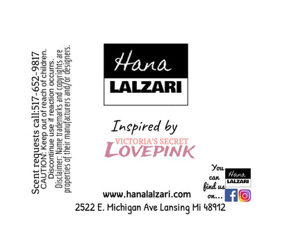 LOVE PINK - Label Design