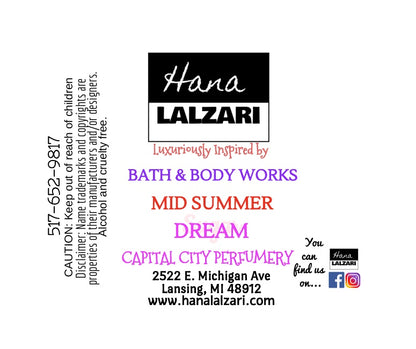 MID SUMMER DREAM - Label Design