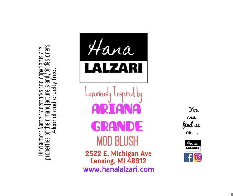 MOD BLUSH - Label Design