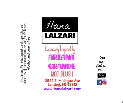 MOD BLUSH - Label Design