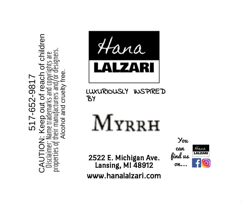 MYRRH - Label Design