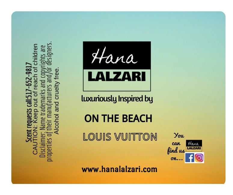 ON THE BEACH - Label Design