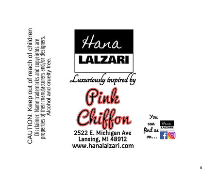 PINK CHIFFON - Label Design