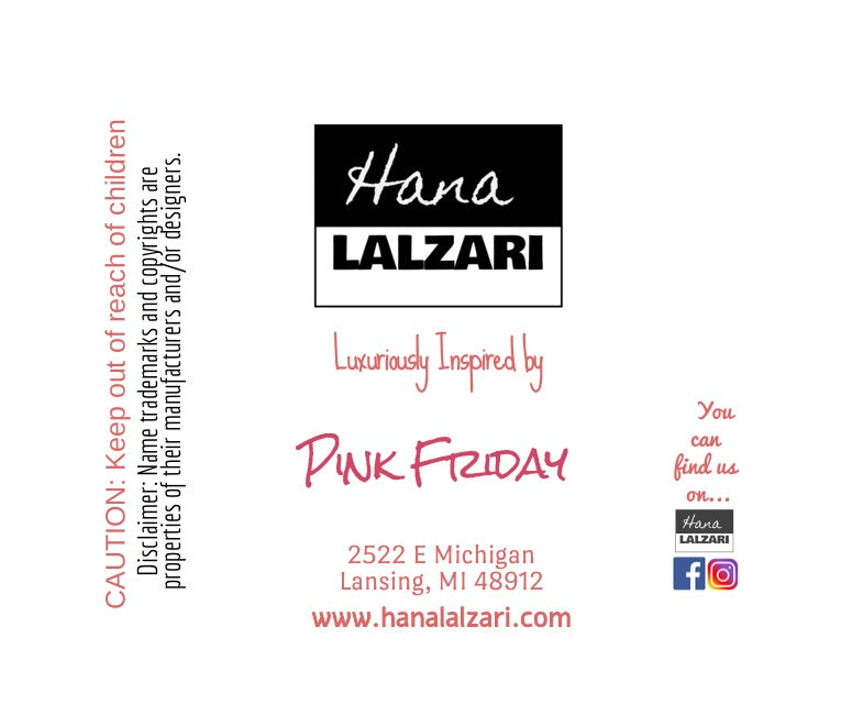 PINK FRIDAY - Label Design