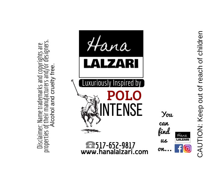 POLO INTENSE - Label Design