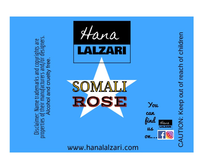 SOMALI ROSE - Label Design