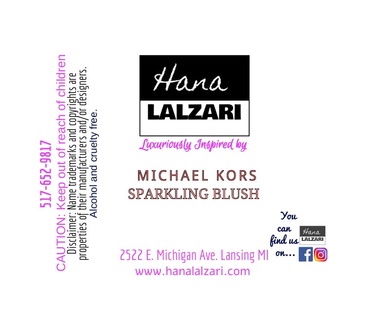 SPARKLING BLUSH - Label Design