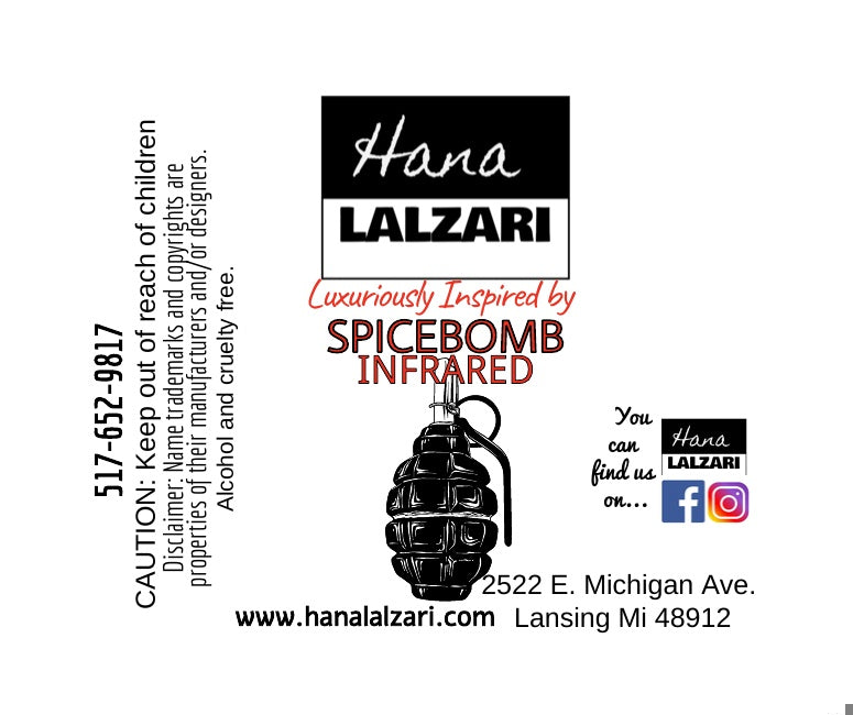 SPICEBOMB INFRARED - Label Design