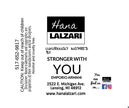 STRONGER WITH YOU - Label Design