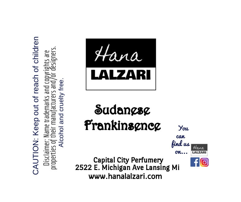 SUDANESE FRANKINSENCE - Label Design