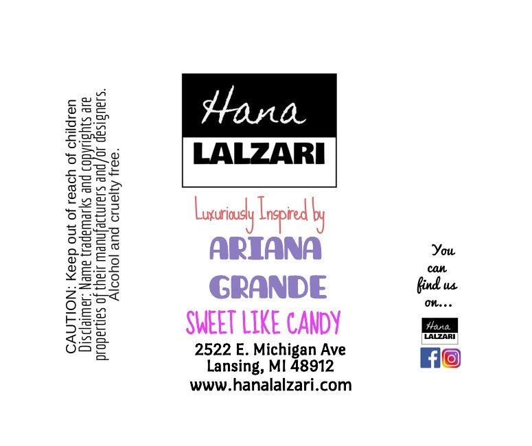 SWEET LIKE CANDY - Label Design