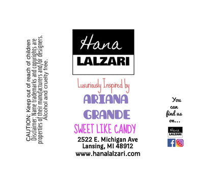 SWEET LIKE CANDY - Label Design