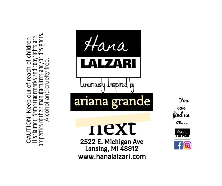 THANK YOU NEXT - Label Design