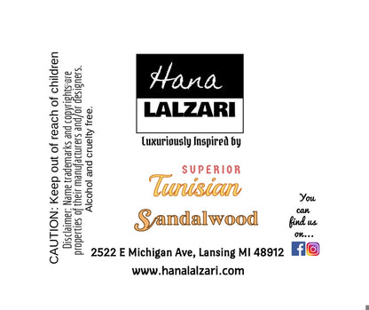 TUNISIAN SANDALWOOD - Label Design