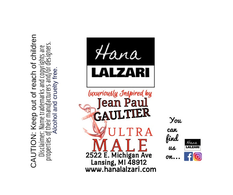 ULTRA MALE - Label Design