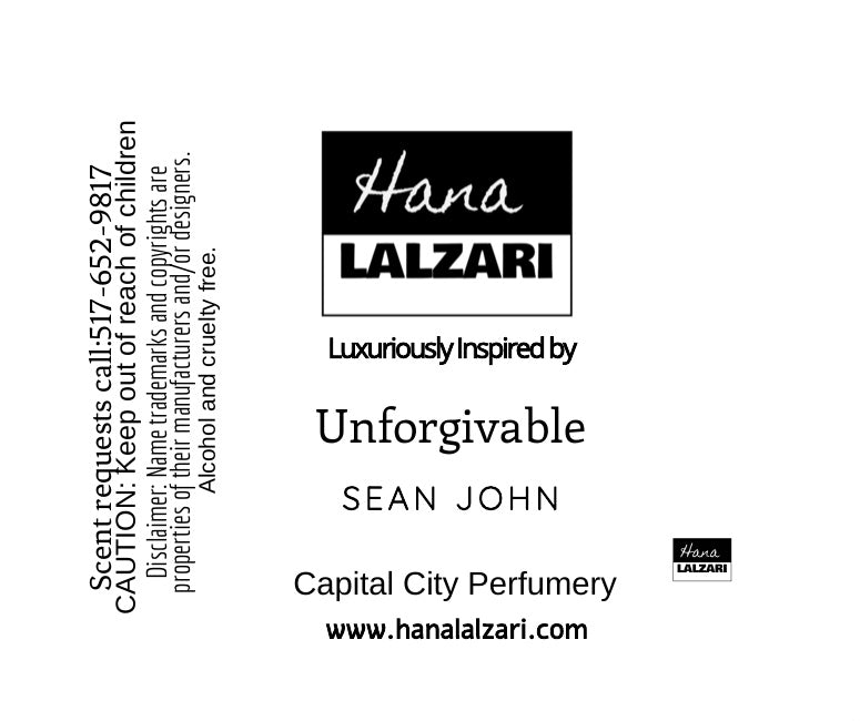 UNFORGIVABLE - Label Design