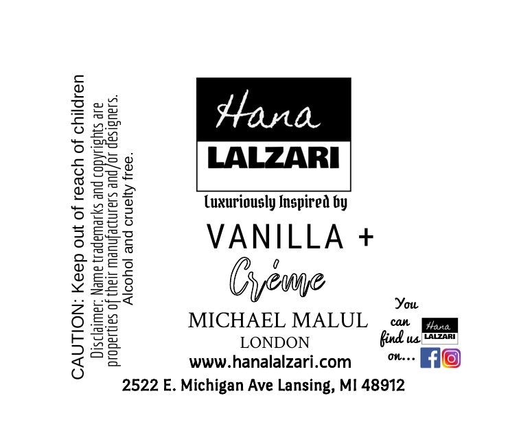 VANILLA CREME - Label Design